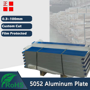 Bobine de tôle d'<span class=keywords><strong>aluminium</strong></span> 3003 5052 pour cadre de montage et feuille de protection de panneaux solaires photovoltaïques - Découpée à <span class=keywords><strong>plat</strong></span> avec film - Product Image 1