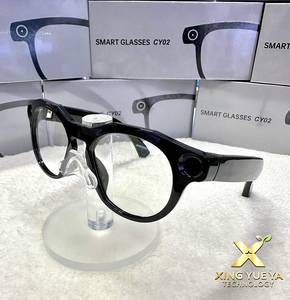 Dernières lunettes intelligentes CY02 AI avec double caméra 13MP, vidéo 1080P, traduction en temps réel, suppression du bruit, musique, appels et contrôle par application - Product Image 2