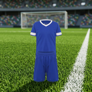 Ensemble de maillots de football personnalisés pour adultes, maillot de football respirant à manches courtes, de haute qualité, écologique, anti-UV, séchage rapide, vêtements de sport - Product Image 4