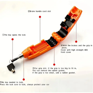 Bloqueo de manillar para bicicleta y motocicleta – Bloqueo de freno antirrobo portátil para bicicleta eléctrica, bicicleta, scooter – Evita robos C - Product Image 5