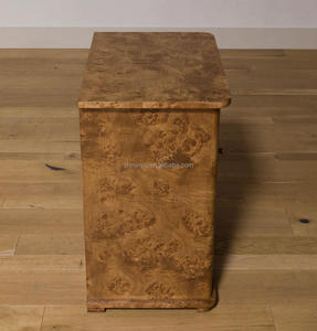 Mesita de Noche Moderna de Lujo en Madera Maciza con Chapa de Madera, Mueble Duradero <span class=keywords><strong>para</strong></span> Dormitorio - Product Image 4