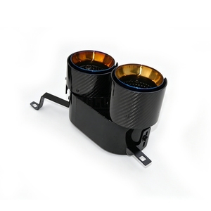 Embout d'échappement en fibre de carbone véritable pour BMW M840 840i 3.0T G14 G15 G16 2018-2025, kit à quatre sorties, embout pointu, coupe oblique - Product Image 5