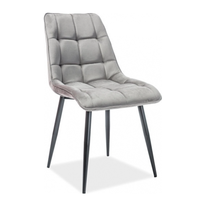 Spécial Pas Cher Luxe Moderne Gris Tissu Velours Rembourré Restaurant Chaise Velours Salle À Manger Chaises Sillas De Comedor