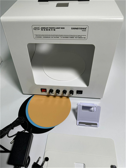 New Design Sanoto TB30 Photo Studio Light Boxes with 360degree Rotation Turntable Inside 30w Dimmable Brightnesss