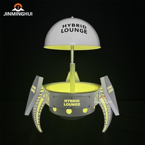 Robot LED con logotipo personalizado más vendido, presentador <span class=keywords><strong>de</strong></span> vino, elevador eléctrico, cubo <span class=keywords><strong>de</strong></span> <span class=keywords><strong>hielo</strong></span> <span class=keywords><strong>de</strong></span> Metal para club nocturno, servicio VIP, pantalla <span class=keywords><strong>de</strong></span> fiesta, sin MOQ - Product Image 3