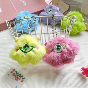 Venta al por mayor directa de fábrica: Llavero personalizable de PU/EVA/PVC, muñeco de peluche de monstruo pequeño, colgante para bolso para niñas y niños - Product Image 2