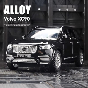 Diecast 1:32 <span class=keywords><strong>Volvo</strong></span> XC90 y XC40 modelo de coche de aleación de Metal Luz de sonido 6 simulación de puerta abierta para decoración de oficina en casa juguetes para niños - Product Image 3