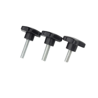 M3 M4 M5 M6 M8 M10 ensemble de plastique couvercle de vis à oreilles filetage en plastique formant autotaraudeuse pour vis en spirale en plastique avec Base en acier