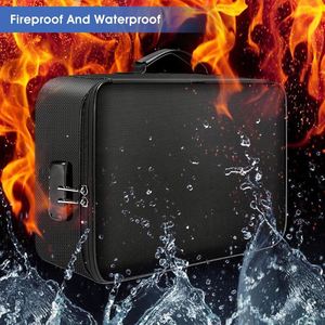 Bolsa de Almacenamiento de Documentos Impermeable y Resistente al Fuego OEM con Cierre de Cremallera, Certificación CE, Multifuncional para el Hogar y Viajes - Product Image 6
