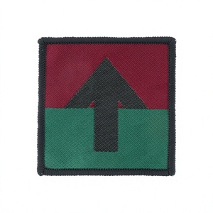 5 Airborne Brigade-Pathfinders (Arrow Maroon) Tissu en toile tissée légère brodé noir et marron, pour cadeaux DZ de parachutisme, à coudre - Product Image 2
