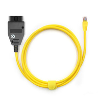 Cable DE DATOS ENET para BMW ENET Ethernet a interfaz OBD, codificación ICOM para codificación OBD2 de Cable de diagnóstico de serie F