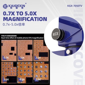<span class=keywords><strong>Trinocular</strong></span> con Zoom Continuo 7050PRO HD 7-50X para Reparación de Soldadura de PCB y Mantenimiento de Teléfonos Móviles - Product Image 4