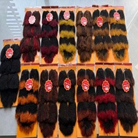 Extensions de cheveux au crochet à tisser, courtes, à trame unique, avec closure, style Afro Kinky Curl Spring Twist Marley Braid, riches en protéines et fibres, 16 pouces