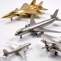 Modèles d'avions en laiton moulé sur mesure OEM ODM, prototypes usinés CNC, usine de moulage sous pression d'aluminium de précision à l'échelle