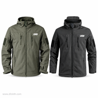 Blouson bomber tactique softshell et hardshell imperméable à motif de coléoptère, épais et à capuche, pour l'hiver et les activités de plein air