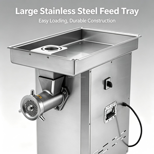 Industrial Electric <b>Meat</b> Mincer Automatic <b>Meat</b> <b>Grinder</b> Stainless Steel <b>Meat</b> <b>Grinder</b> for Frozen <b>Meat</b> Processing - Product Image 1