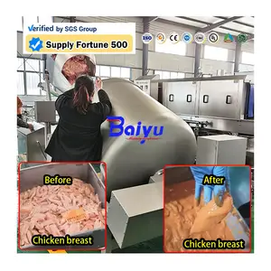 Baiyu Heavy Duty 100 1000L 1500L Vacuum Meat Tumbler Machine