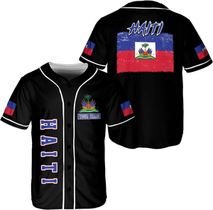 Fabrication de vêtements OEM, vêtements avec drapeau haïtien, <span class=keywords><strong>maillot</strong></span> d'Haïti le plus populaire - Product Image 5