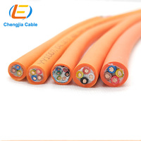 Câbles d'alimentation moteur européens 4X0.5, 4x0.75, 4x1, 4x1.5, 4X2.5, 4X4, câble de chaîne de traînée pour moteur, câble d'actionneur de capteur PVC/PUR