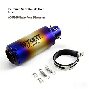 ISTUNT Stainless Steel Motorcycle Racing Exhaust Pipe for Ninja Z250 R6 <strong>CBR</strong> GSX1000 ZX6R R25 R3 <strong>R1</strong> - Product Image 6