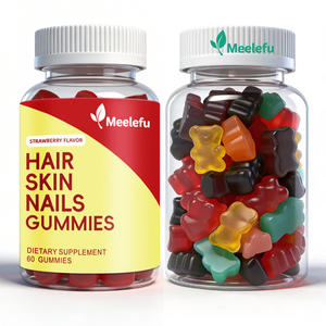 Gomitas de Vitaminas para Piel, Cabello y Uñas con Descuento, Cuidado de la Piel y Crecimiento del Cabello, Sabor a Frutos Rojos y Fresa, Suplemento para el Apoyo de la Salud - Product Image 1