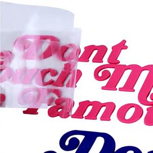 Nouveauté 2025 – Patchs thermocollants personnalisés en PVC souple 3D, motif cœur, logo, transfert thermique, alphabet, fleur, en caoutchouc - Product Image 1