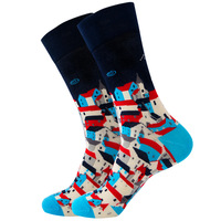 Chaussettes tendance tendance pour hommes Chaussettes déguisées en coton drôle Chaussettes colorées pour hommes sur mesure