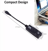 Adaptador Mindpure USB-C a RJ45 Gigabit Ethernet de 1000Mbps, Tarjeta de Red LAN Tipo-C para MacBook, Laptop, PC, Windows, MacOS, Plug & Play