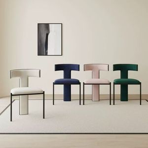 Italian Scandinavian Style <b>Dining</b> <b>Chair</b> Upholstered Minimalist Design For Home Restaurant Hotel Use - Product Image 1