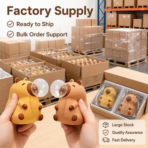 Jouet Squishy Capybara OEM en Vinyle Anti-Stress pour Enfants de 5 à 14 Ans, Jouet Sensoriel Unisexe, Vente en Gros - Product Image 4