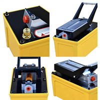 Système de réparation de carrosserie automobile à pompe pneumatique 1,6 L, unité de puissance portable à pédale en acier pour réparation de poids lourds, haute pression