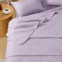 Couvre-lit matelassé en microfibre Couvre-lits Taille Queen Couvre-lit de printemps