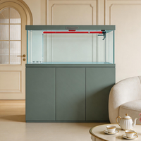 Aquarium sur pied en verre filtrant ultra-silencieux, automatique, 200L-800L, pour la maison et le bureau