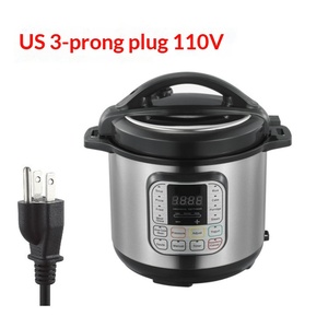 Cuisinière à pression électrique standard américaine 110V, <span class=keywords><strong>6</strong></span> <span class=keywords><strong>litres</strong></span>, en alliage d'aluminium, 900W, contrôle par micro-ordinateur, économe en énergie, multifonction - Product Image 5