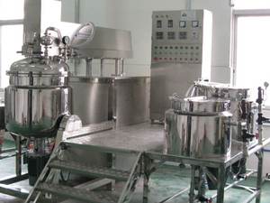 Mélangeur sous vide à grande échelle mélange de fond de teint liquide cosmétique faisant la machine produits cosmétiques hydraulique Ixed - Product Image 6