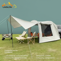 Tente d'extension de coffre de voiture pour l'extérieur, en polyester 210T, imperméable et pare-soleil, pour camping multi-personnes et voyages en voiture