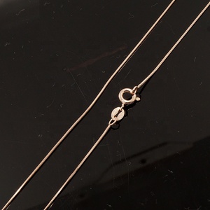 Catena a Serpente in <span class=keywords><strong>Argento</strong></span> <span class=keywords><strong>925</strong></span> a Otto Lati, Realizzata a Macchina, Vera Corrente De Prata - Product Image 2