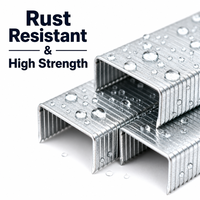 Galvanized 1022 Staples 10J Series Industrial U Type Nails for Furniture and Upholstery Woodworking