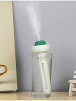 YINHI Nouveau Mini Humidificateur Ultrasonique à Brume Froide pour Bouteille d'Eau Minérale, Portable USB, pour Voiture, Maison, Bureau, Grande Pulvérisation