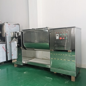 Ngang Mixer ướt khô chất lỏng rãnh Ribbon Mixer Máy xay sinh tố đôi mái chèo Mixer trough loại máy xay sinh tố - Product Image 4