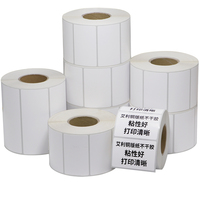 Étiquettes personnalisées pour imprimante, codes-barres, imperméables, promotionnelles, pour épicerie, vierges, colorées, autocollants d'emballage, étiquettes de transfert thermique, expédition