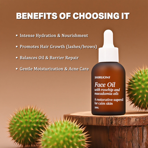 Oem nhãn hiệu riêng mặt dầu thầu dầu dầu mặt điều trị giữ ẩm da cho mặt chăm sóc - Product Image 3