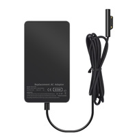Chargeur portable fin 65W pour Surface Pro, 15V 4A, connecteur magnétique, sortie stable, adaptateur secteur pour ordinateur portable