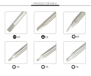 Mini <span class=keywords><strong>tournevis</strong></span> de précision multifonction pour <span class=keywords><strong>iPhone</strong></span> Smartphone téléphone portable tablette ensemble d'outils de réparation - Product Image 2