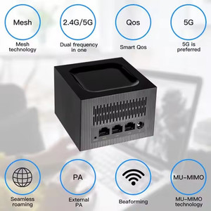 OEM 1200m băng tần kép 2.4GHz 5.8GHz <span class=keywords><strong>Wifi</strong></span> lưới Router <span class=keywords><strong>wifi</strong></span> 5 AC1200 nhà thông minh lưới Router không dây 1200Mbps cho nhà - Product Image 3