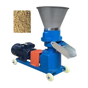 Top quality chicken feed pellet processing machines material corn wheat bran poultry feed pellet making machine