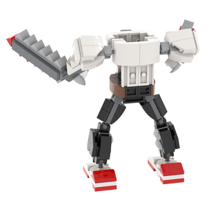 MOC1243 ชุดตัวต่อพลาสติก โมเดลหุ่นยนต์ <span class=keywords><strong>Chainsaw</strong></span> Man สไตล์อนิเมะ ของเล่นเสริมพัฒนาการสำหรับเด็ก 181 ชิ้น - Product Image 4
