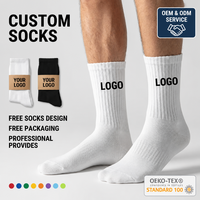 Chaussettes de sport respirantes en tricot avec logo personnalisé et soutien de la voûte plantaire pour hommes et femmes, idéales pour la gym, la course et les activités athlétiques