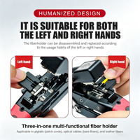 4-in-1 Multifunctional Fiber Wire Stripper Signal Fire Fiber Cleaver FTTH Optical Cable Stripping Cutting Hand Tool