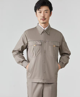 Chemise de travail unisexe à manches longues en coton satiné, anti-rétrécissement, respirante, haute visibilité CE, personnalisable, pour mécaniciens, vente en gros, directement de l'usine